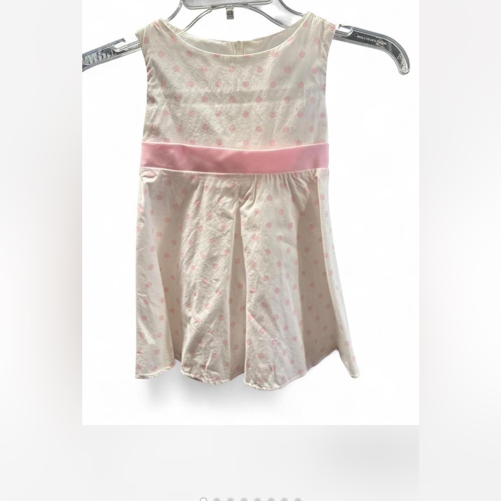 Rare Editions White Dress with Pink Accents size 2T